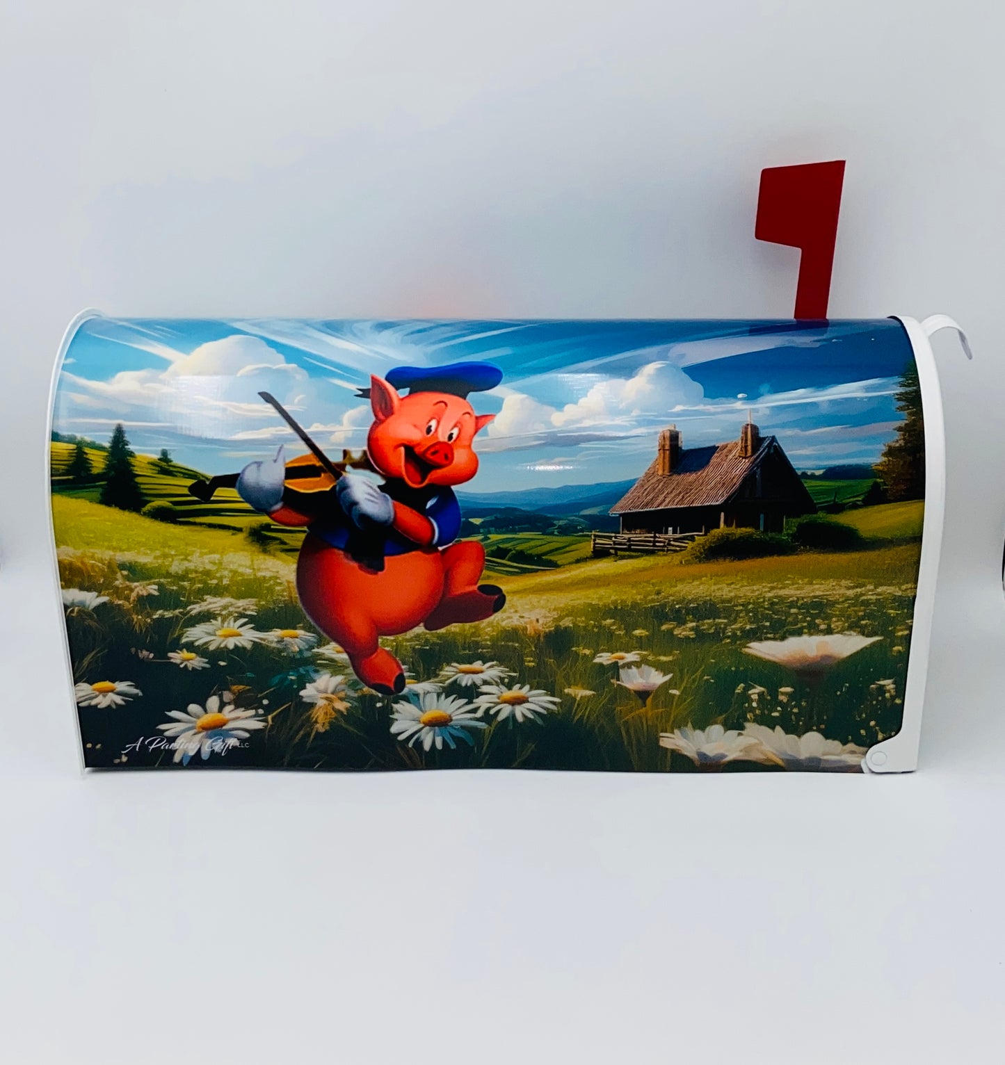 Piggy Custom Mailbox, Father's Day Gift, Homemade gift for Mom