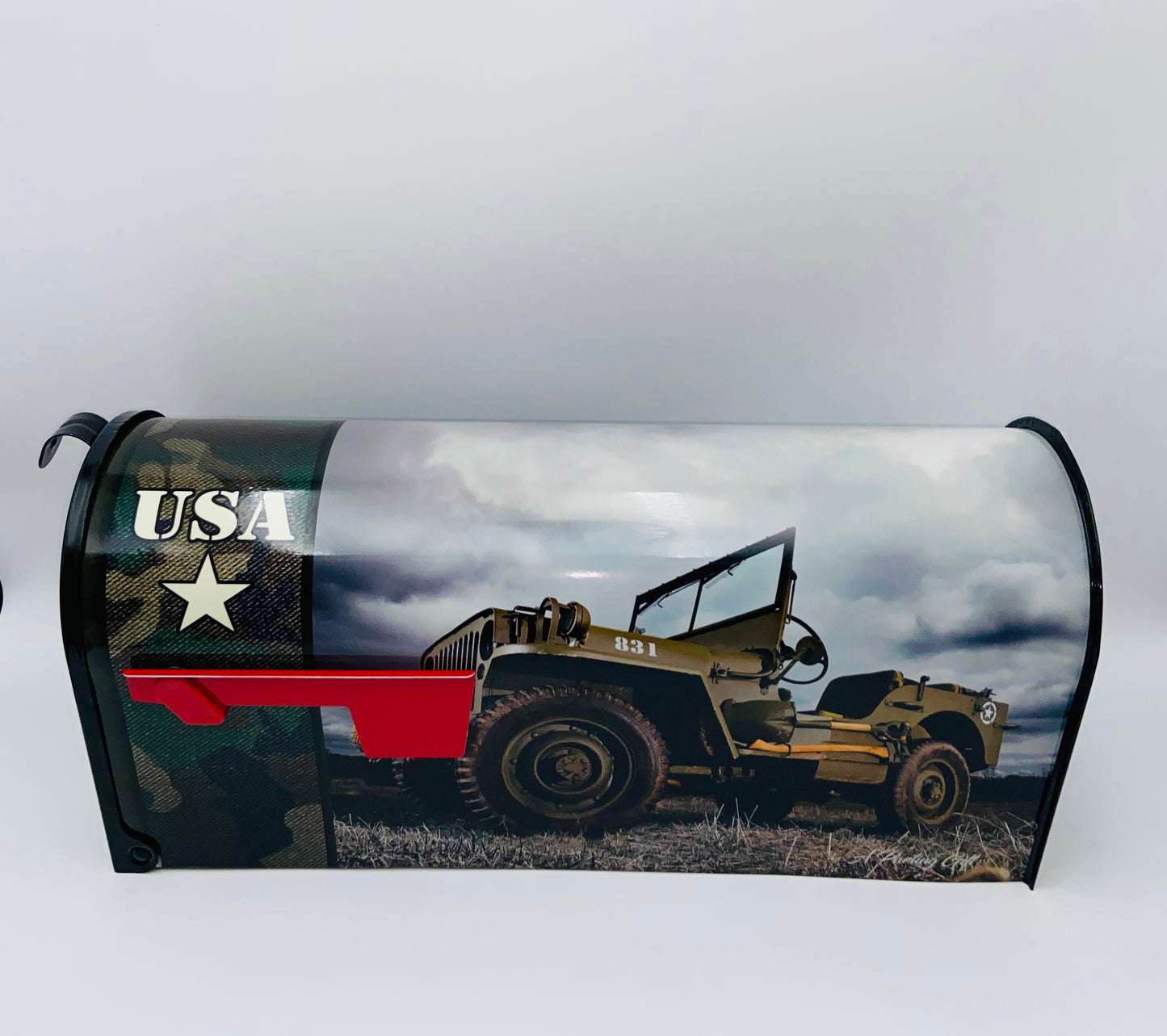 U.S. Army Veteran Truck Custom Mailbox Patriotic gift
