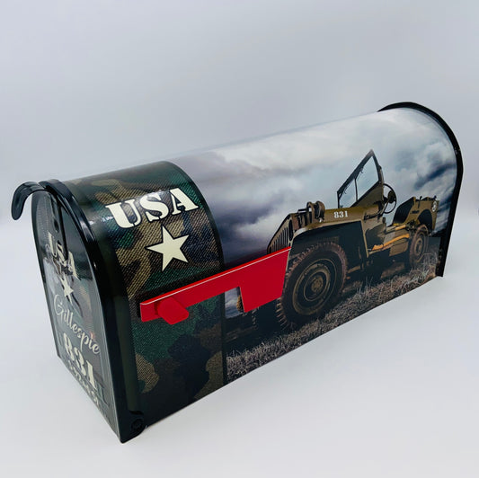 U.S. Army Veteran Truck Custom Mailbox Patriotic gift