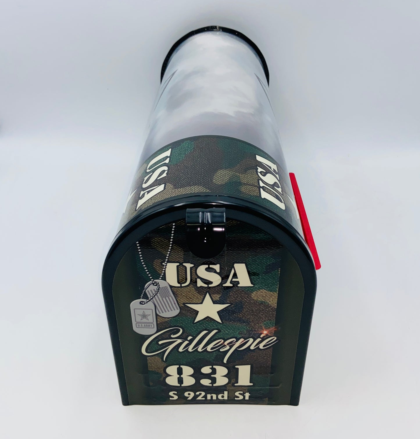 U.S. Army Veteran Truck Custom Mailbox Patriotic gift