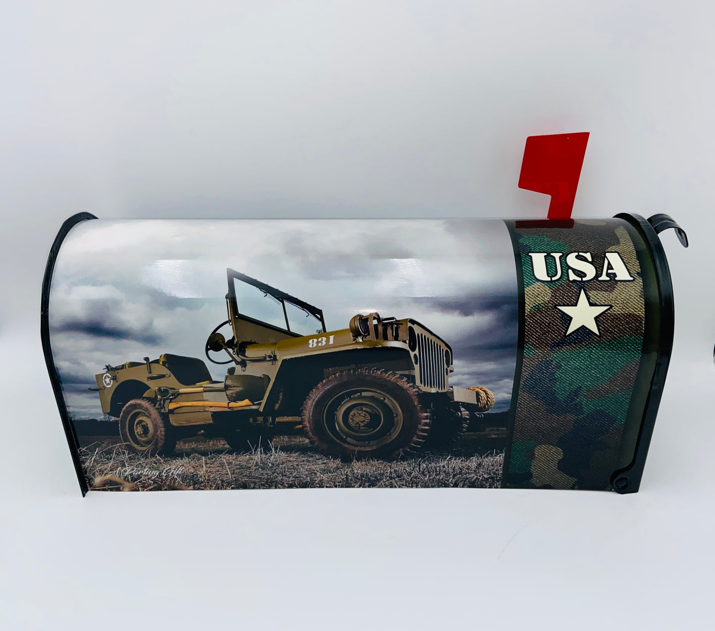 U.S. Army Veteran Truck Custom Mailbox Patriotic gift