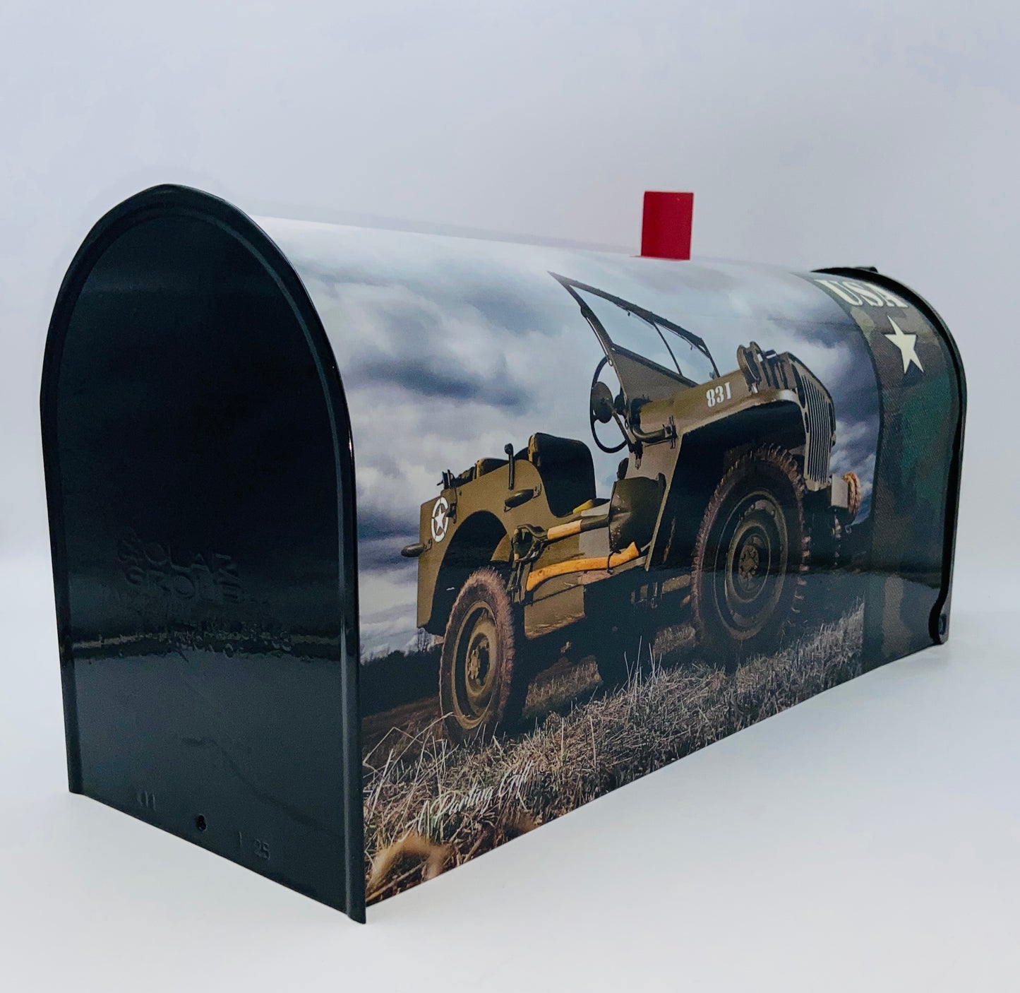 U.S. Army Veteran Truck Custom Mailbox Patriotic gift