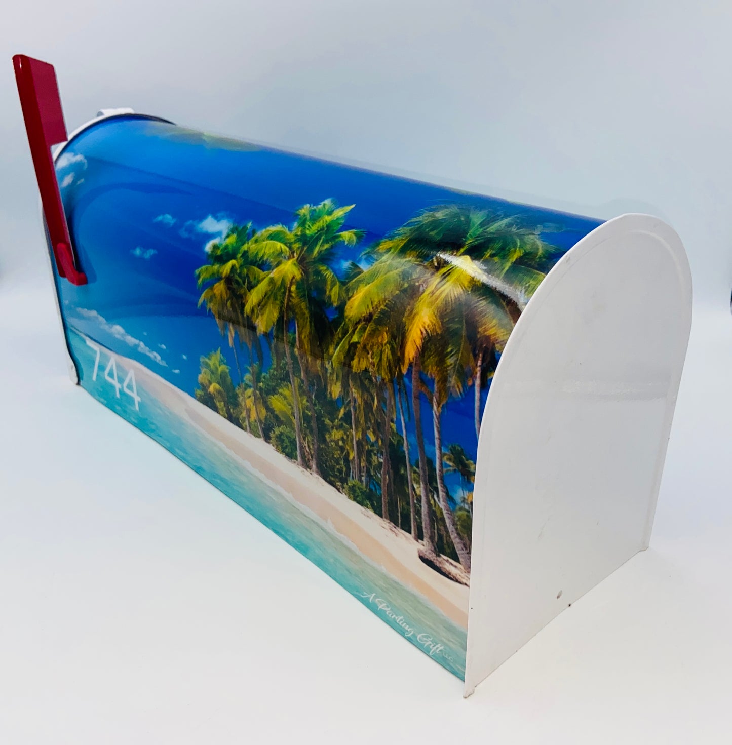 Tropics custom mailbox, Beach house decor