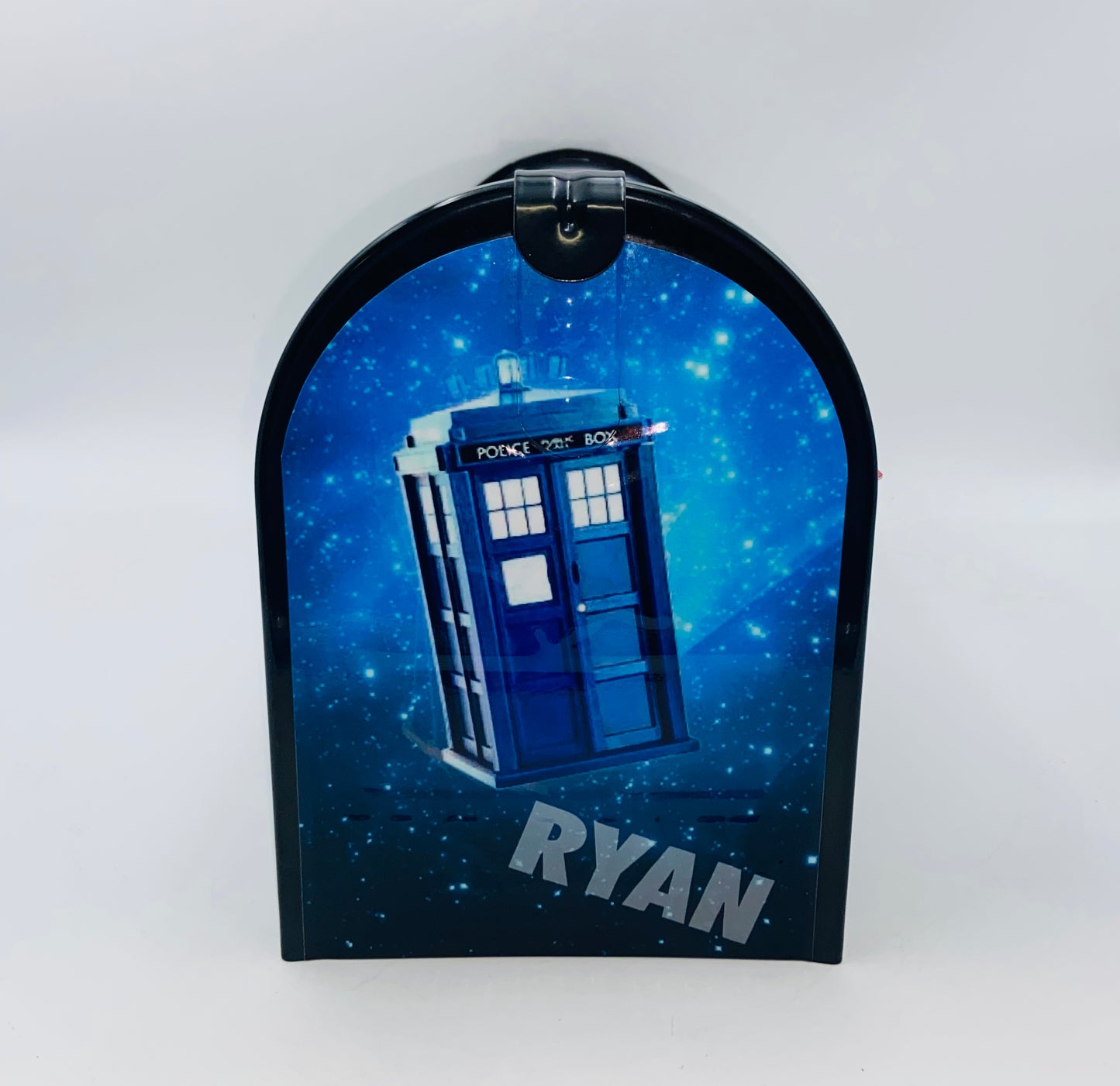 Science fiction custom mailbox gift for Dad and Mom