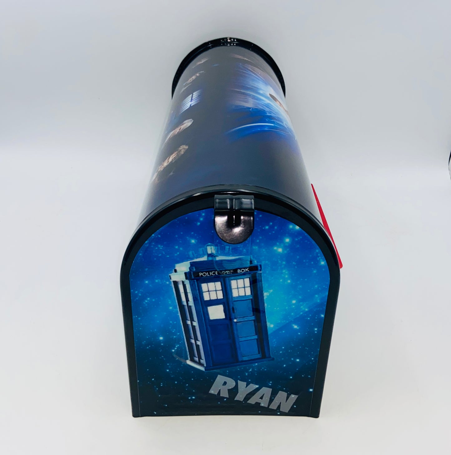 Science fiction custom mailbox gift for Dad and Mom