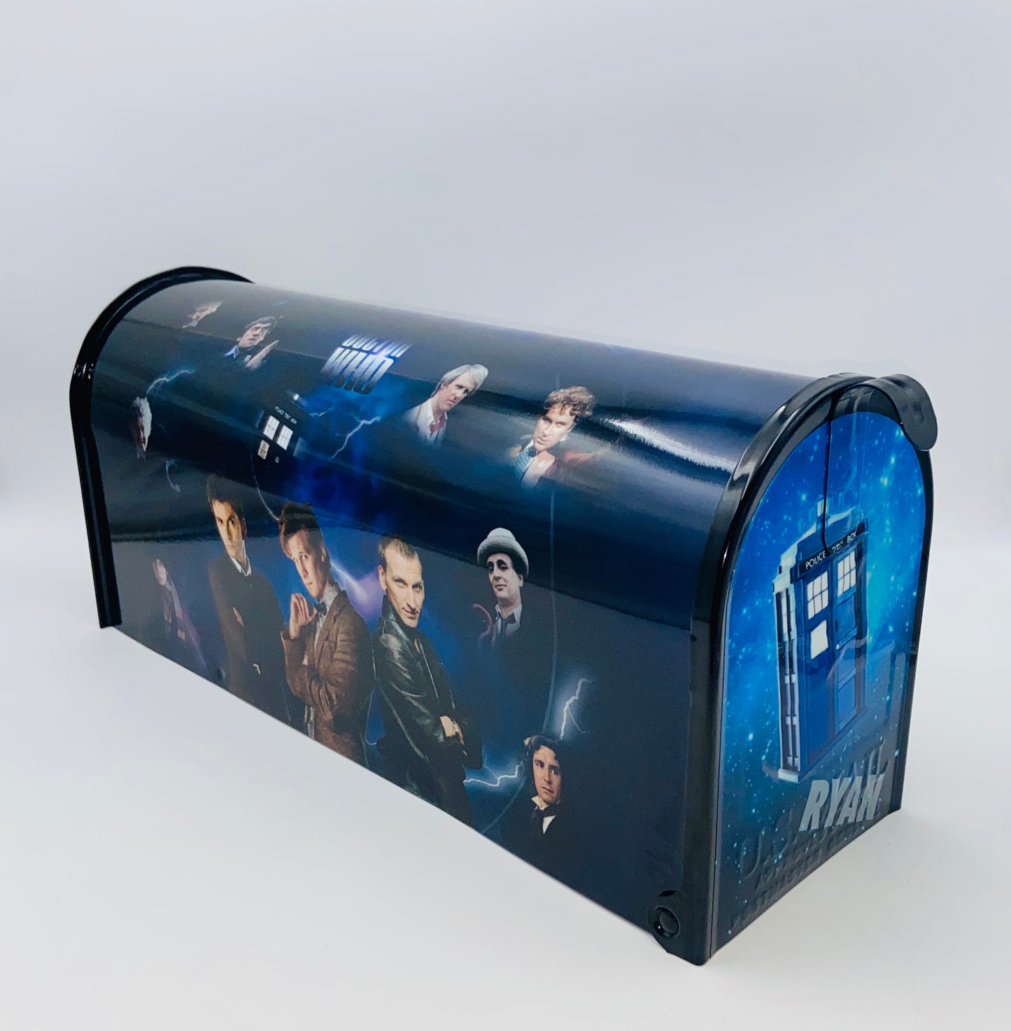 Science fiction custom mailbox gift for Dad and Mom