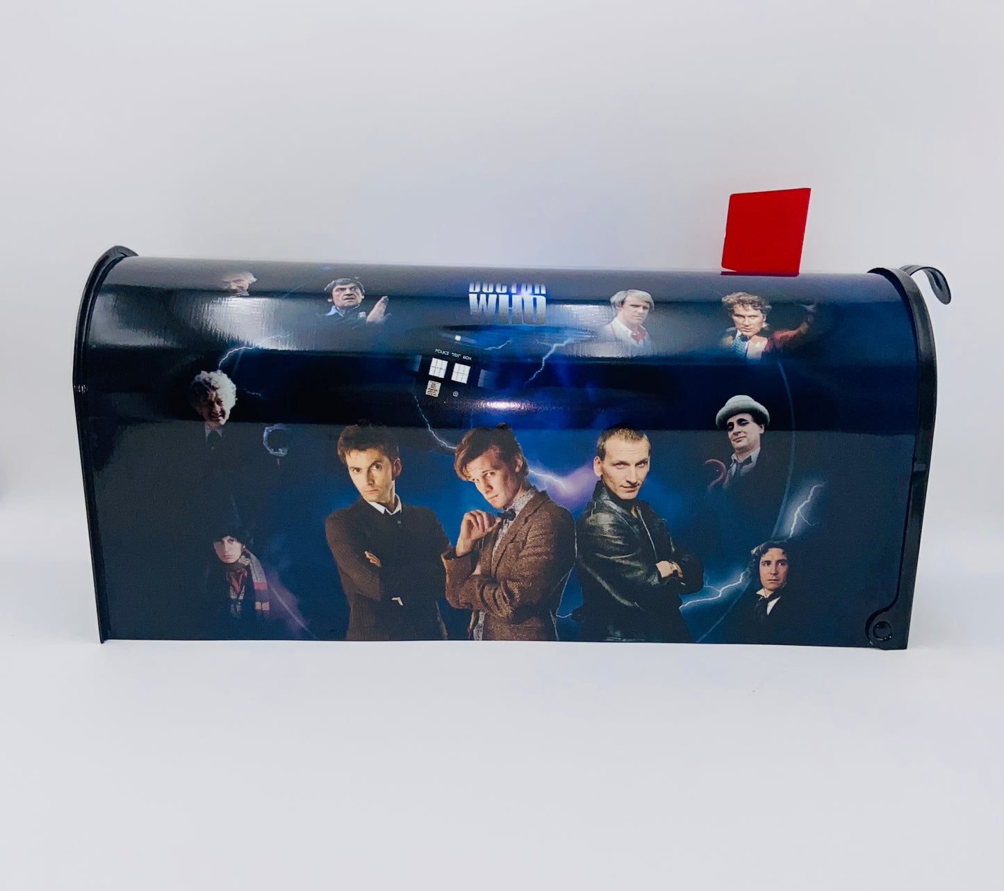 Science fiction custom mailbox gift for Dad and Mom