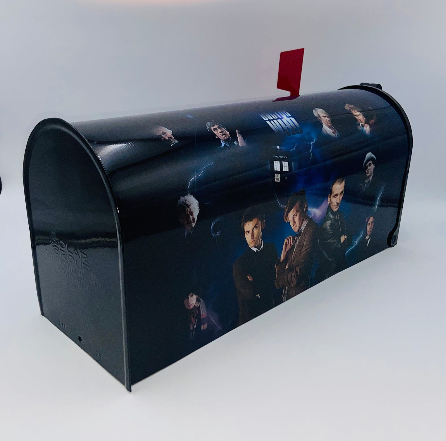 Science fiction custom mailbox gift for Dad and Mom