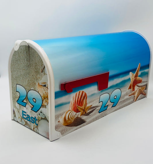Starfish Custom Mailbox, Beach Decor Gift