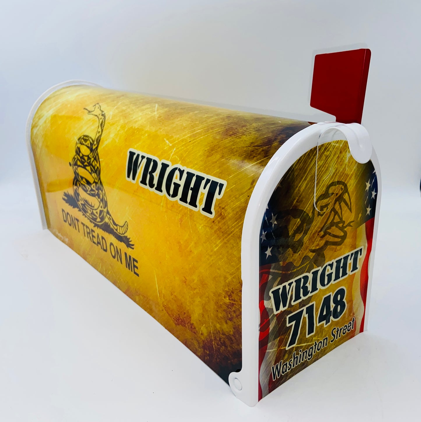 Don't tread on me Custom Mailbox Patriotic Gift