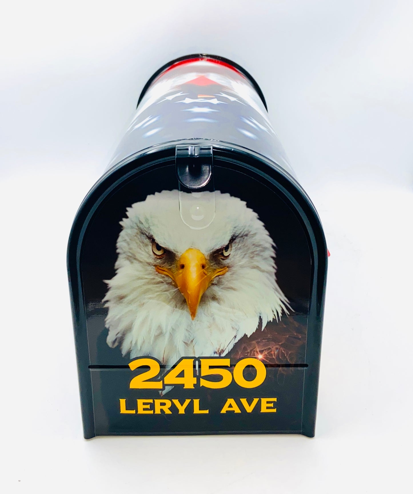 Woman Veteran Custom Mailbox Patriotic Gift for Mom