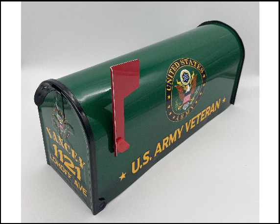 U.S. Army Custom Mailbox, Military Gift