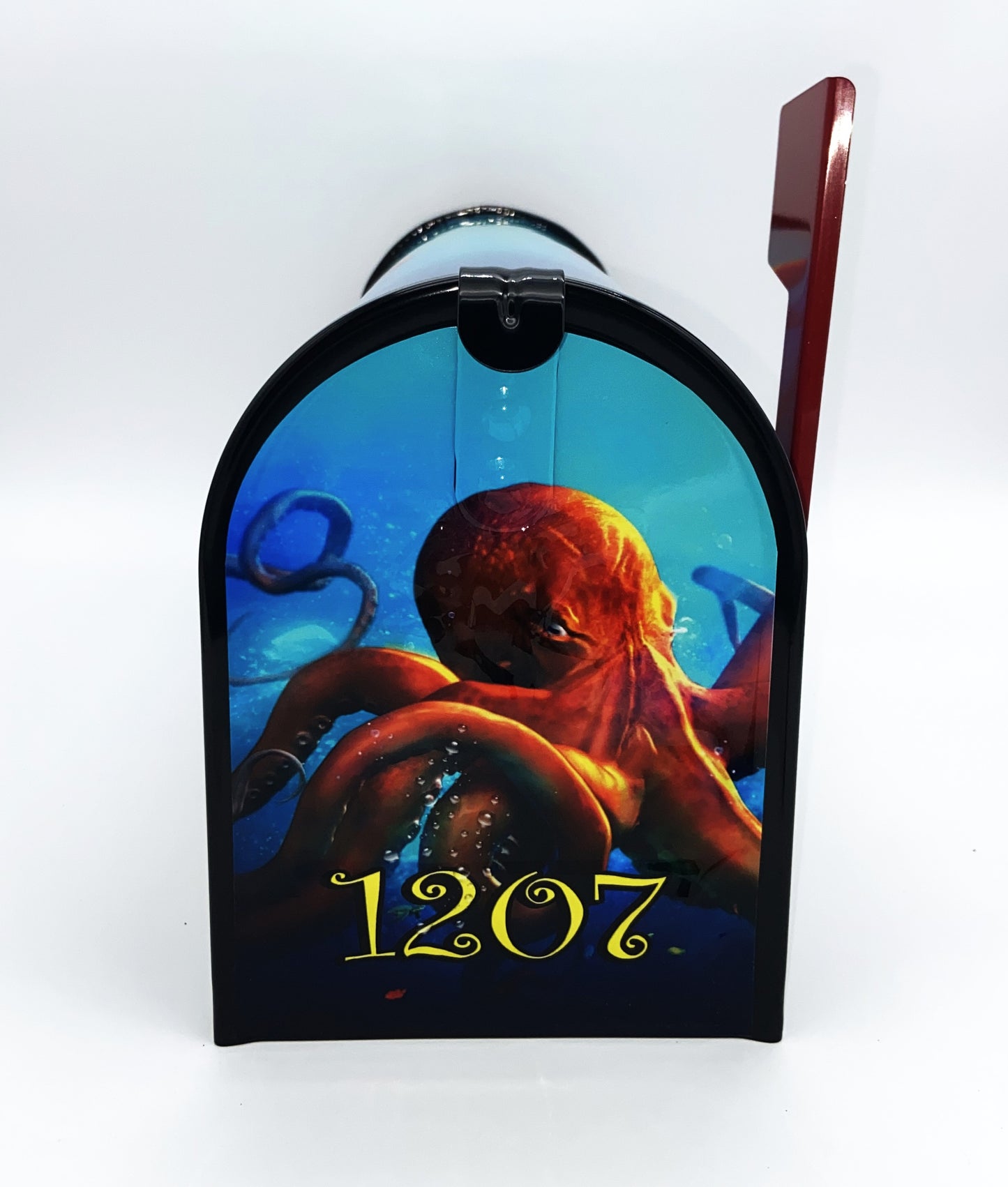 Octopus custom mailbox, Beach design gifts for Mom and Dad