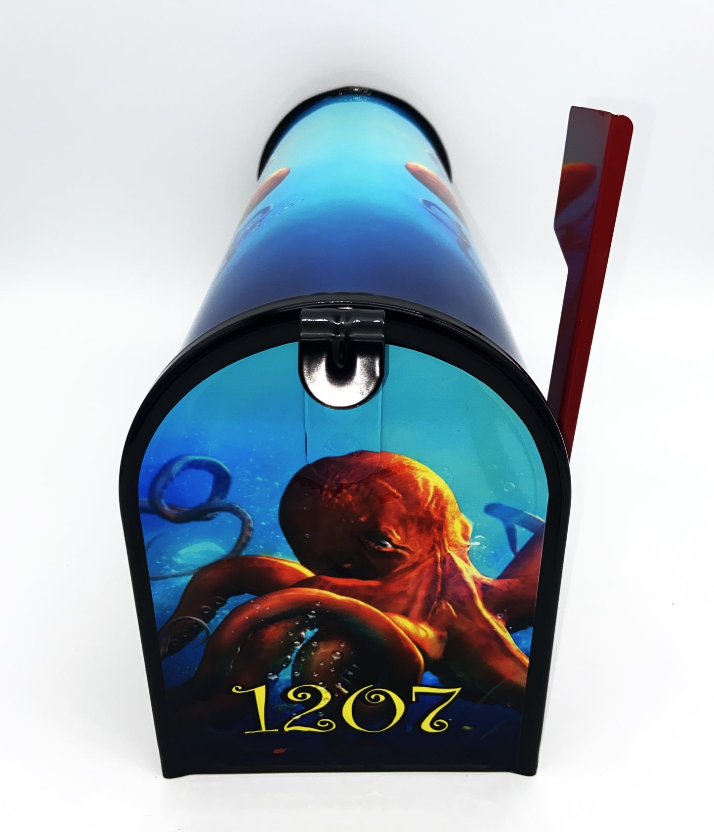 Octopus custom mailbox, Beach design gifts for Mom and Dad